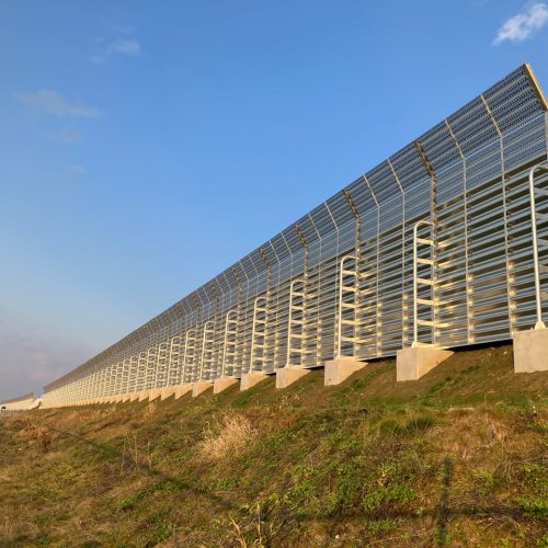 北海道縦貫自動車道　士別市　中士別北附属物設置工事