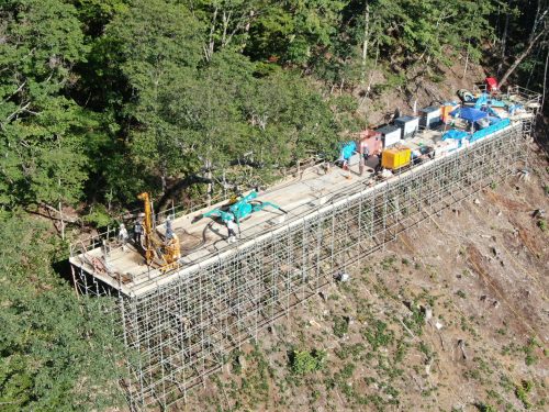 一般国道４５２号　美瑛町　台の下山改良工事