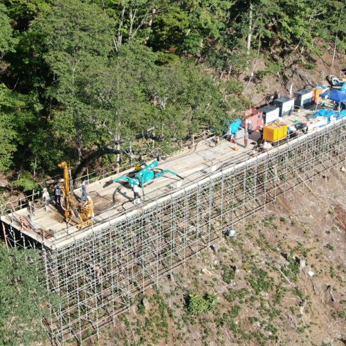 一般国道４５２号　美瑛町　台の下山改良工事